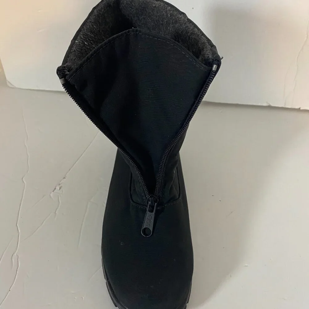 Toe Warmers Black Women’s Waterproof Alyssa Winter Boots Size 7.5 W